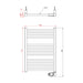 BATHROOM LINER ELECTRIC TEDAN NOOR BLACK 500 - Лири за баня<<<Отопление за баня<<<Баня<<<Praktiker&&&Лири за