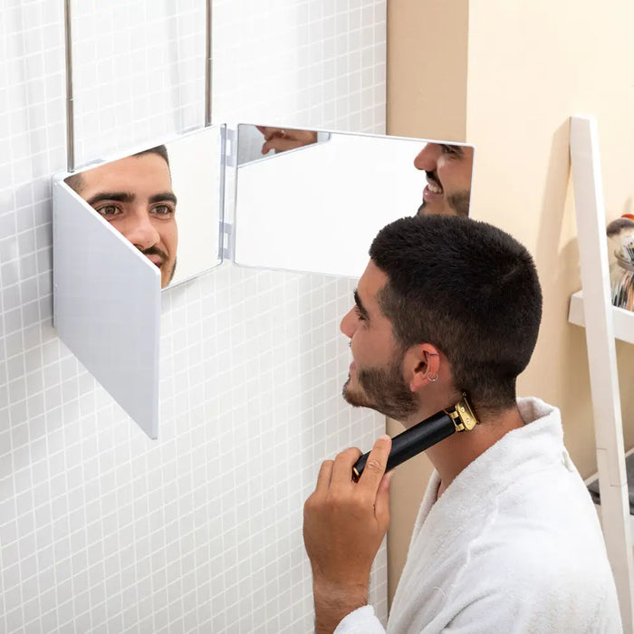 Bathroom Mirror with LED Light and 360º Vision SelfKut InnovaGoods - Аксесоари и кранчета<<<Баня<<<Дом Градина<<<BigBuy