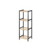 Bathroom Shelves Berilo Black Natural 35 x 30 x 100 cm 35,2 x 100,2 x 30,2 cm - Баня<<<Дом Градина<<<BigBuy&&&Аксесоари