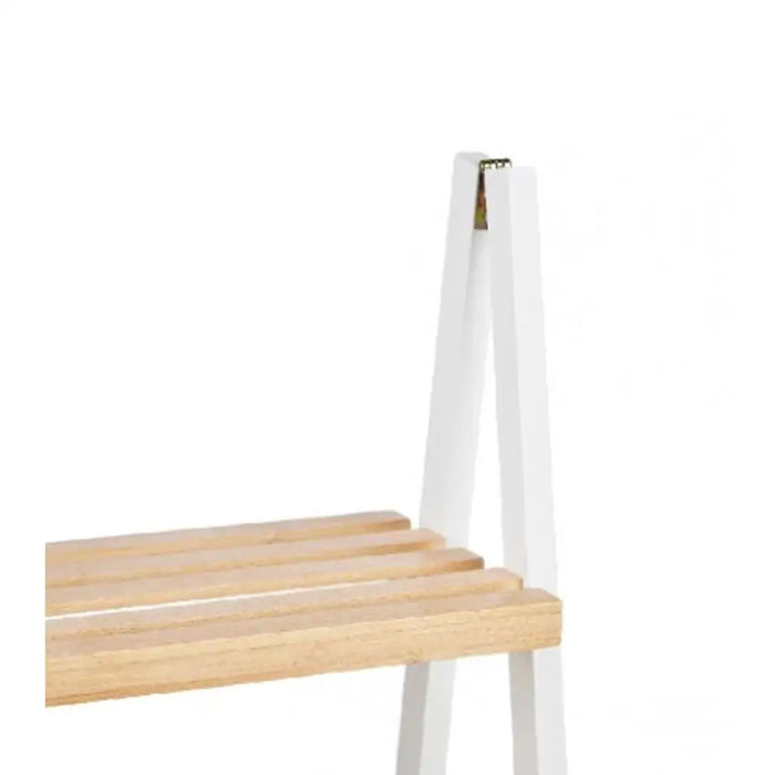 Bathroom Shelves Berilo White Natural 40,3 x 81,5 x 30 cm - Баня<<<Дом Градина<<<BigBuy&&&Аксесоари и