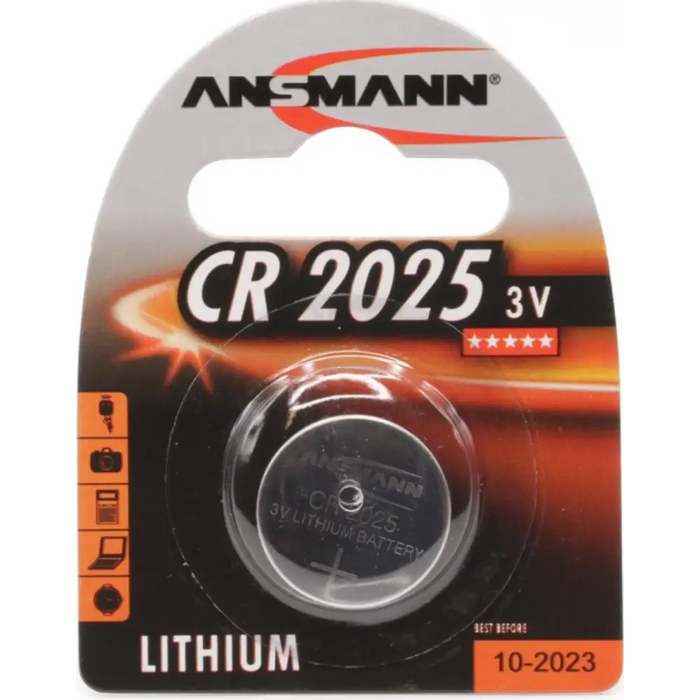 Batteries ANSMANN CR2025 1B 5020142 - Батерии<<<Аксесоари за телевизори<<<Аксесоари<<<TechMart&&&Батерии<<<Фото и Видео