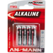 Batteries ANSMANN LR03 ANS red AAA 4B 5015553 - Батерии<<<Аксесоари за телевизори<<<Аксесоари<<<TechMart