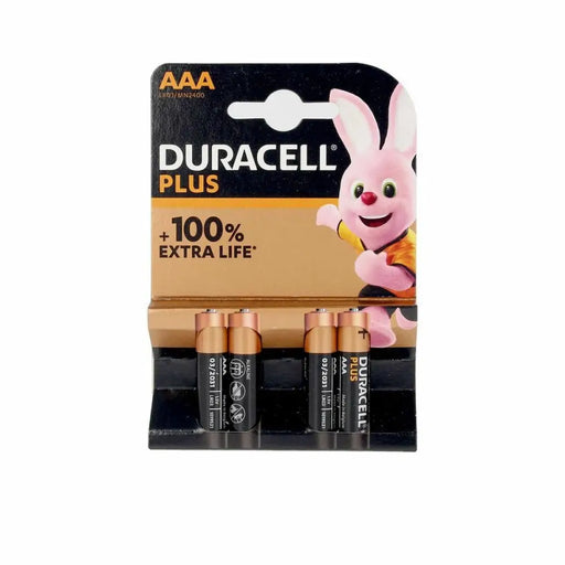 Batteries DURACELL Plus LR03 (4 uds) - Електроника Батерии<<<Компютри| Електроника<<<BigBuy&&&Алкални