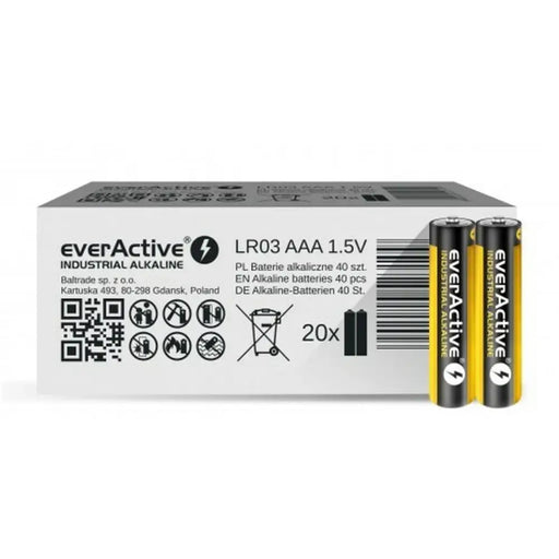 Batteries EverActive LR03 1,5 V AAA - Алкални батерии<<<Електроника Батерии<<<Компютри|