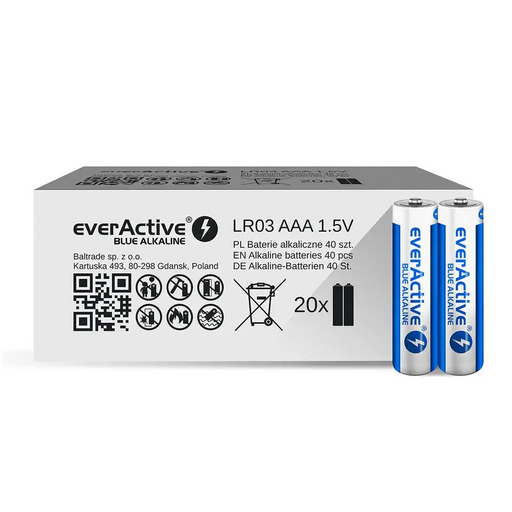 Batteries EverActive LR03 1,5 V AAA - BatteriesBAL-BAT<<<batteries and chargersBAL<<<ActionPL&&&Електроника