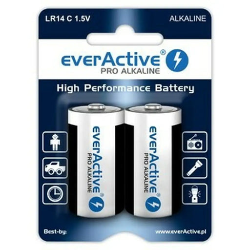 Batteries EverActive Pro LR14 C 1,5 V Type C (2 Units) - Алкални батерии<<<Електроника Батерии<<<Компютри|