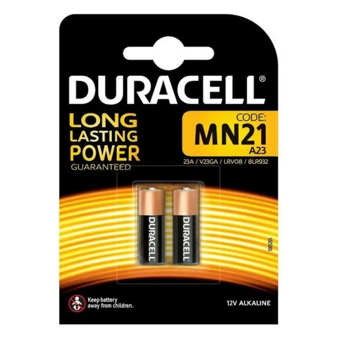 Batteries MN21B2 DURACELL MN21 (2 pcs) 12 V - Електроника Батерии<<<Компютри| Електроника<<<BigBuy&&&Алкални