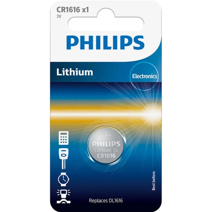 Batteries Philips CR1616/00B - Батерии<<<Аксесоари за телевизори<<<Аксесоари<<<TechMart