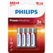 BATTERIES PHILIPS POWERLIFE AAA LR03P4B/10 - Батерии<<<Батерии и фенери<<<Осветление<<<Praktiker&&&Батерии и зарядни