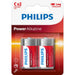 BATTERIES PHILIPS POWERLIFE C LR14P2B/10 - Батерии<<<Батерии и фенери<<<Осветление<<<Praktiker&&&Батерии и зарядни