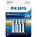 BATTERIES PHILIPS ULTRA AAA LR03E4B/10 - Батерии<<<Батерии и фенери<<<Осветление<<<Praktiker&&&Батерии и зарядни