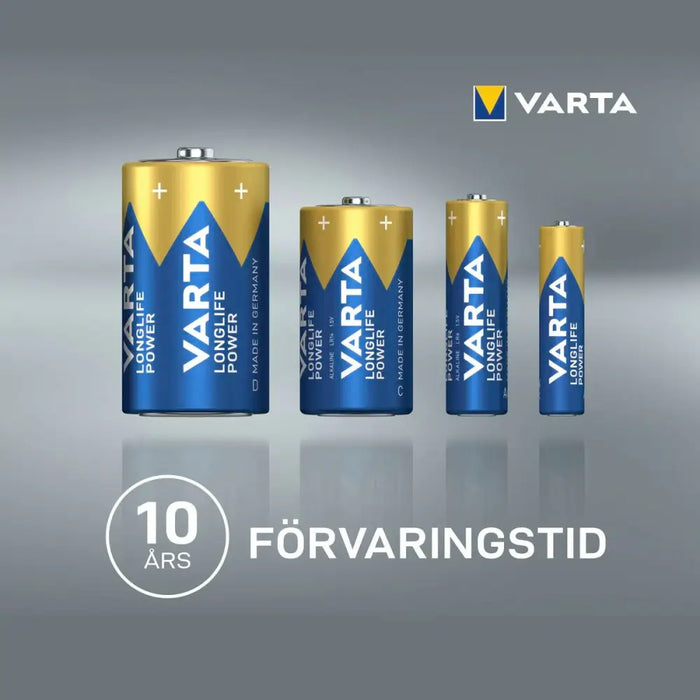 Batteries Varta alkalina longlife power aa - lr06 1,5 V AA LR06 (24 Pieces) (24 Units) - Електроника