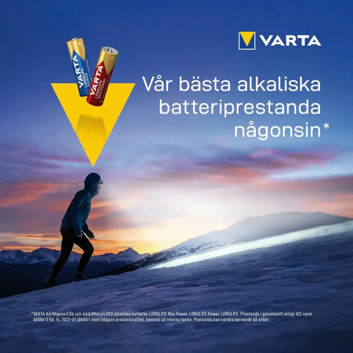 Batteries Varta alkalina longlife power aa - lr06 1,5 V AA LR06 (24 Pieces) (24 Units) - Електроника