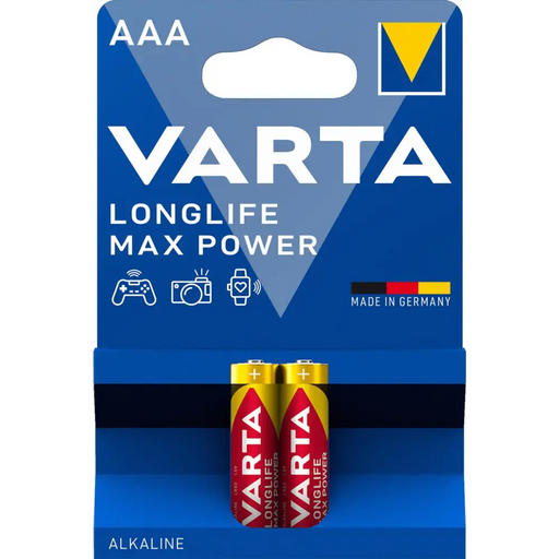 Batteries Varta LONGLIFE MAX POWER AAA BLI 2 - Батерии<<<Аксесоари за