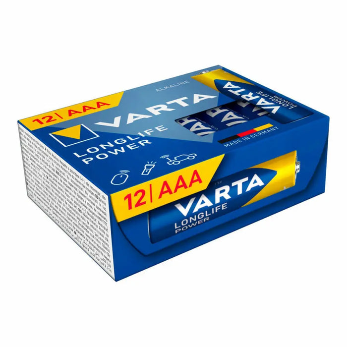 Batteries Varta longlife power cube aaa - lr03 1,5 V AAA LR03 (12 Units) (12 Pieces) - Електроника Батерии<<<Компютри|