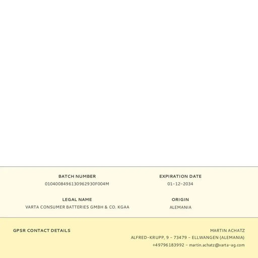 Batteries Varta longlife power cube aaa - lr03 1,5 V AAA LR03 (12 Units) (12 Pieces) - Електроника Батерии<<<Компютри|