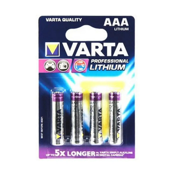 Batteries Varta Ultra Lithium (4 Pieces) - Електроника Батерии<<<Компютри| Електроника<<<BigBuy&&&Алкални