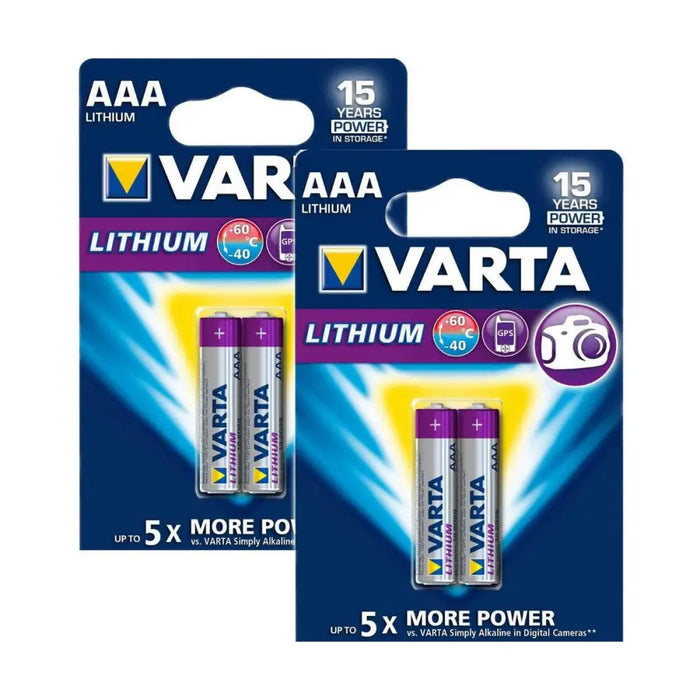 Batteries Varta Ultra Lithium (4 Pieces) - Електроника Батерии<<<Компютри| Електроника<<<BigBuy&&&Алкални