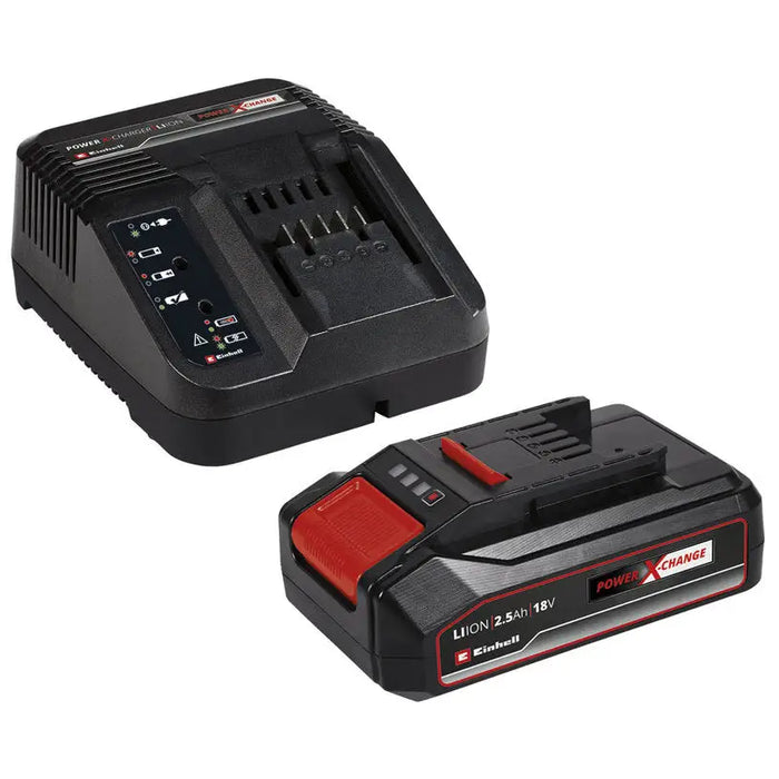 BATTERY AND CHARGER 18 V 2.5 AH EINHELL POWER X-CHANGE - Батерии и зарядни<<<Шлайф машини<<<Инструменти и
