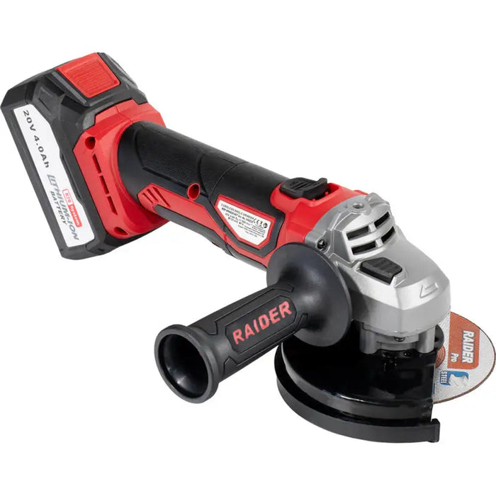 BATTERY ANGLE GRINDER RAIDER PRO RDP-SPAG20 20 V 125 mm 4.00 Ah NUMBER OF BATTERIES 1 - Ъглошлайфи<<<Шлайф