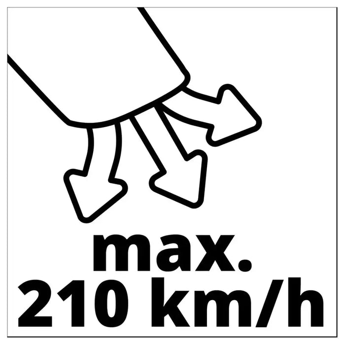 BATTERY Broom EINHELL GC-CL 18 Li 18 V MAXIMUM BLOWING SPEED 210 km/h - Листосъбирачи<<<Градински