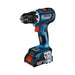 BATTERY BRUSHLESS DRILL BOSCH PROFESSIONAL GSR 18V-90 18 V 64.00 nm NUMBER OF BATTERIES 2 2.00 Ah SUITCASE