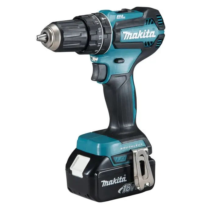 BATTERY BRUSHLESS IMPACT DRILL MAKITA DHP485RFJ 18 V 50.00 nm NUMBER OF BATTERIES 2 3.00 Ah SUITCASE