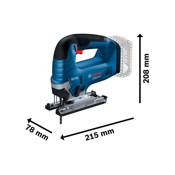 BATTERY BRUSHLESS JIG SAW BOSCH PROFESSIONAL GST 185-LI SOLO - Прободни триони<<<Триони и циркуляри<<<Инструменти и