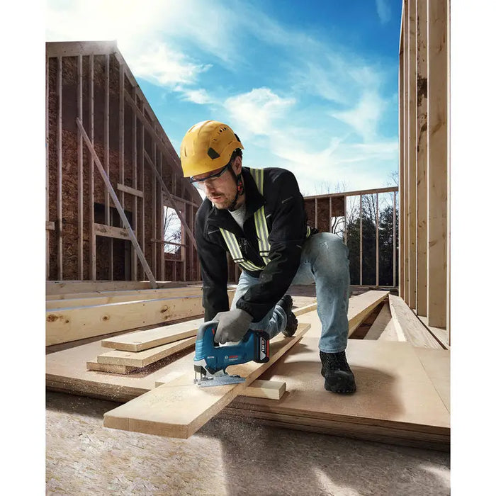 BATTERY BRUSHLESS JIG SAW BOSCH PROFESSIONAL GST 185-LI SOLO - Прободни триони<<<Триони и циркуляри<<<Инструменти и
