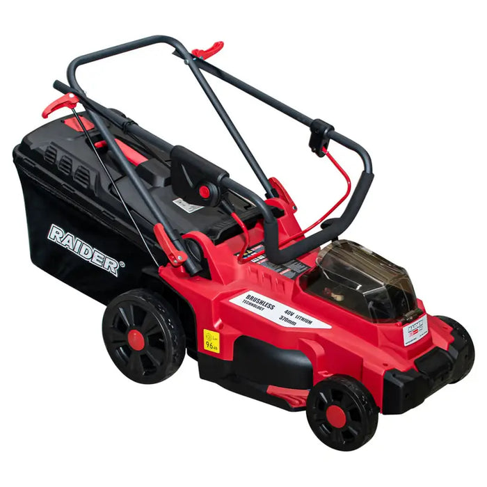 BATTERY BRUSHLESS MOWER RAIDER PRO RDP-BCLM20 20 V MOWING WIDTH 37.00 cm WITHOUT BATTERY AND CHARGER - Електрически