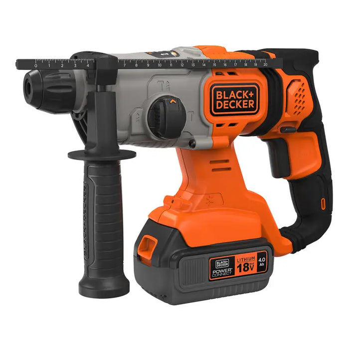BATTERY BRUSHLESS PUNCH BLACK&DECKER BCD900M1K-QW 18 V 1.20 J SDS PLUS NUMBER OF BATTERIES 1 4.00 Ah CASE