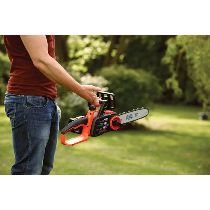 BATTERY CHAINSAW BLACK&DECKER GKC1825LB-XJ 18 V WITHOUT BATTERY AND CHARGER BAR LENGTH 25.00 cm - Електрически и