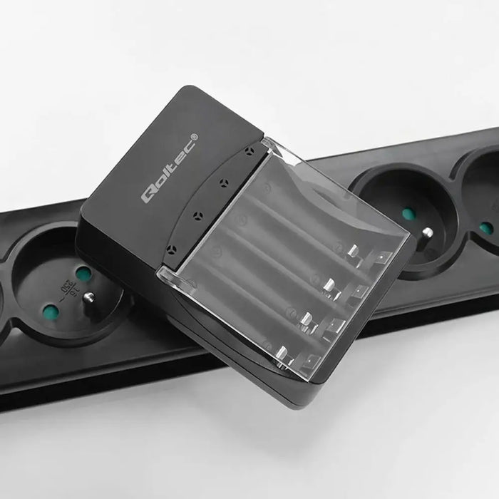 Battery charger Qoltec 50653 - Зарядни за Батерии<<<Електроника Батерии<<<Компютри| Електроника<<<BigBuy&&&Battery