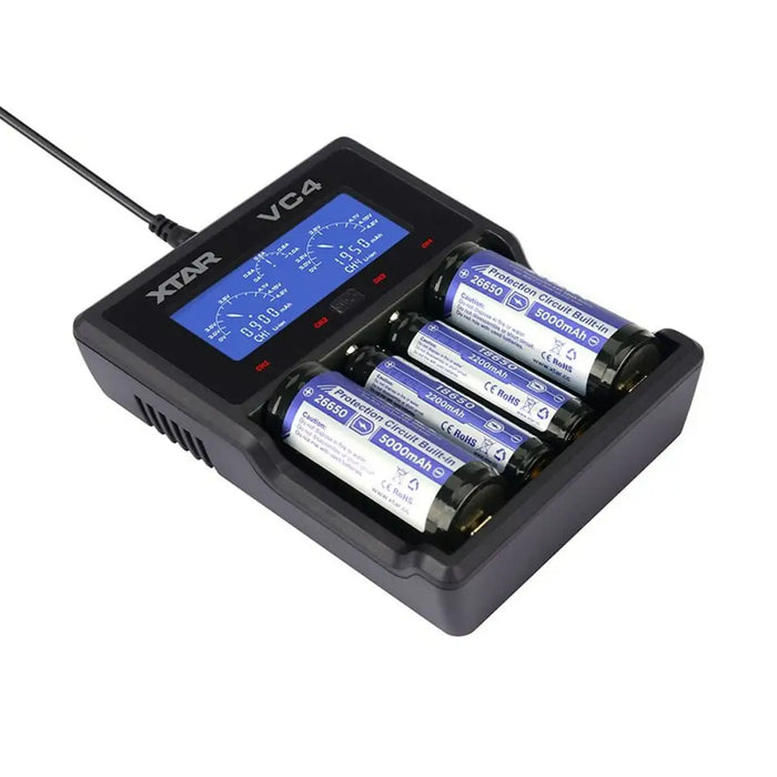 Battery charger Xtar VC4 Batteries x 4 - Зарядни за Батерии<<<Електроника Батерии<<<Компютри|