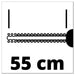 BATTERY CUTTER EINHELL GE-CH 1855/1 Li 18 V NUMBER OF BATTERIES 1 2.50 Ah 55 cm - Храсторези<<<Градински