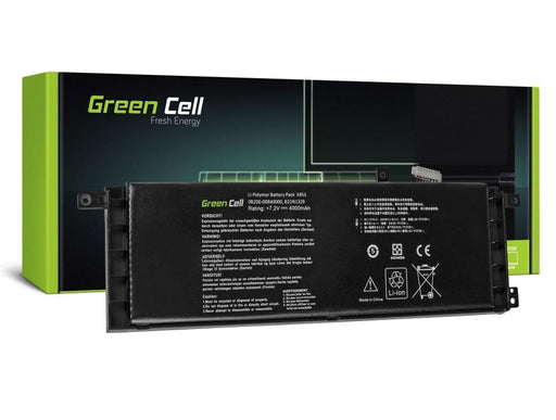 Battery for laptop GREEN CELLasus X553 X553M F553 F553M 7.2V 3800mAh - Батерии за лаптопи<<<Батерии и зарядни