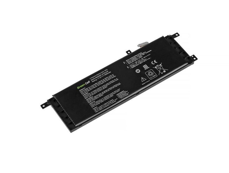 Battery for laptop GREEN CELLasus X553 X553M F553 F553M 7.2V 3800mAh - Батерии за лаптопи<<<Батерии и зарядни