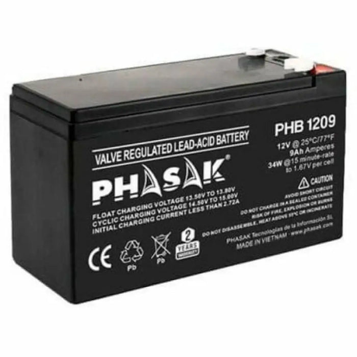 Battery for Uninterruptible Power Supply System UPS Phasak PHB 1209 12 V - Електроника Периферни и резервни