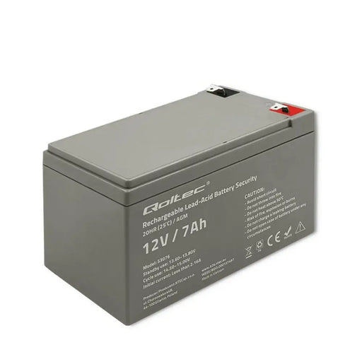 Battery for Uninterruptible Power Supply System UPS Qoltec 53076 7 Ah 12 V - SAI<<<Електроника Периферни и резервни