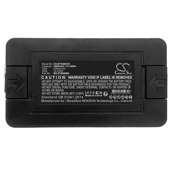 Battery for vacuum cleaner Rowenta 20-RS-RT900866 Explorer 20 40 60 RS-RT900866 LiIon 14.4V 2600mAh CAMERON SINO