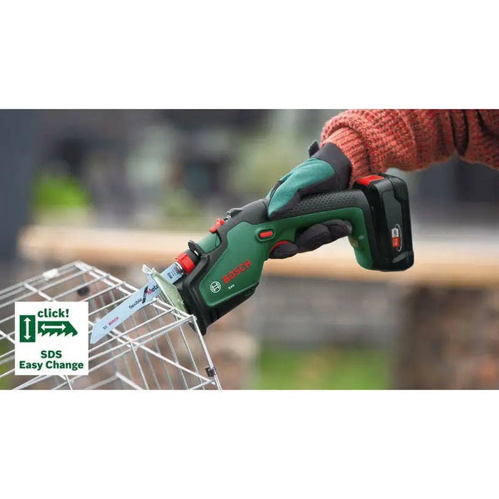 BATTERY GARDEN SAW BOSCH KEO 18 V WITHOUT BATTERY AND CHARGER - Електрически и акумулаторни верижни триони<<<Градински