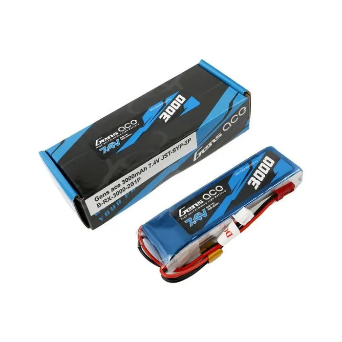 Battery Gens Ace 3000mAh 7.4V 1C 2S1P LiPo - Lithium and NiMH<<<Batteries<<<RC models<<<InnproXML