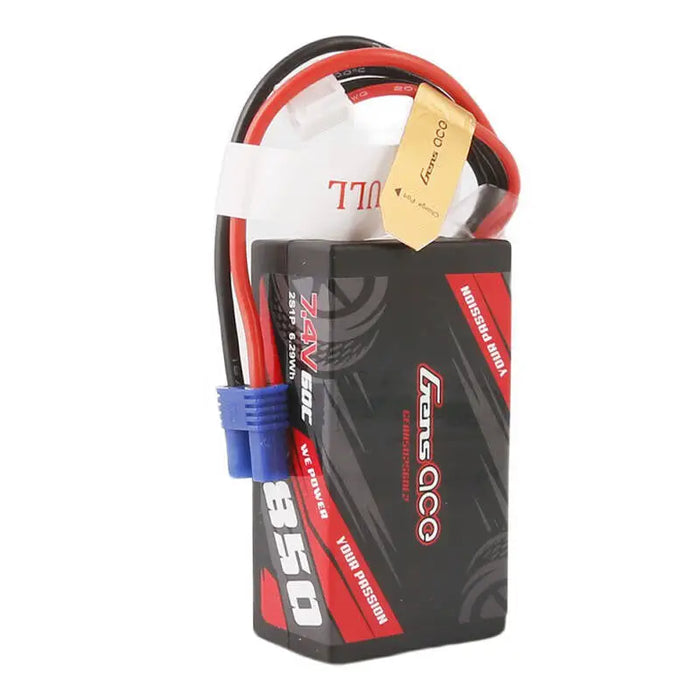 Battery Gens Ace 850mAh 7,4V 60C 2S1P EC2 Plug - Lithium and NiMH<<<Batteries<<<RC models<<<InnproXML