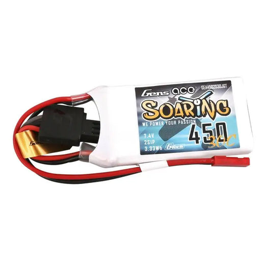 Battery Gens ace G-Tech Soaring 450mAh 7,4V 30C 2S1P JST-SYP - Lithium and NiMH<<<Batteries<<<RC models<<<InnproXML