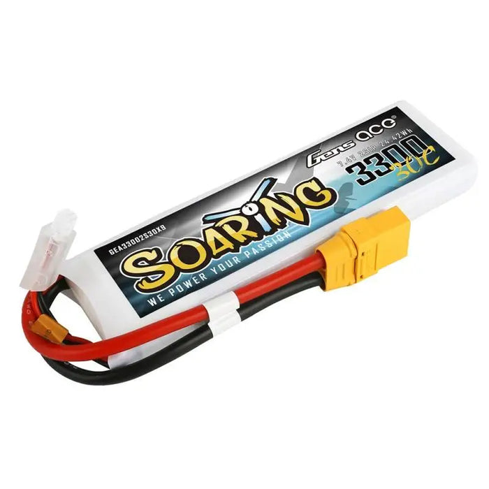 Battery Gens Ace Soaring 3300mAh 7.4V 30C 2S1P XT90 - Lithium and NiMH<<<Batteries<<<RC models<<<InnproXML