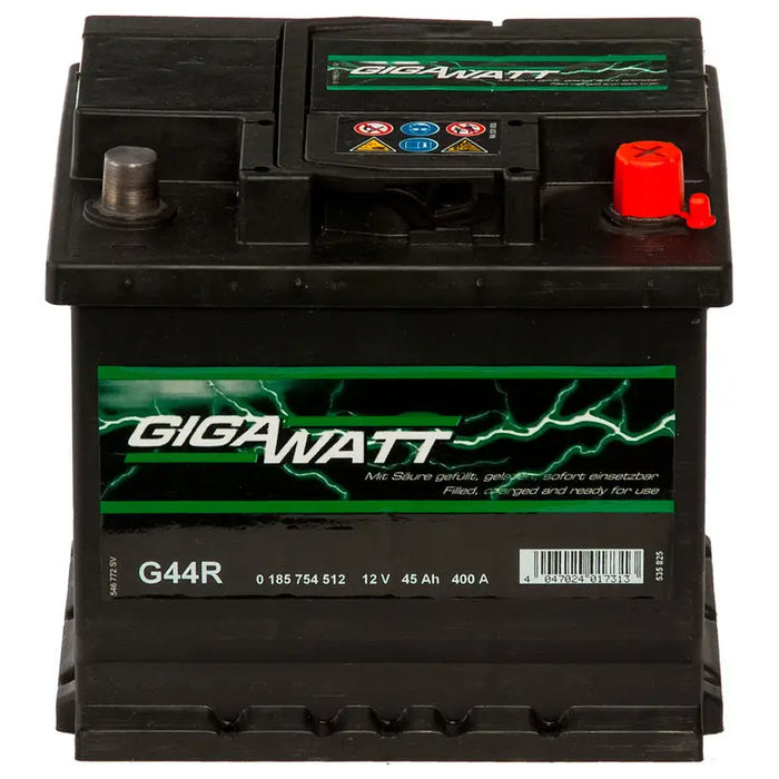 BATTERY GIGAWATT 45 AH - Акумулатори<<<Акумулатори и аксесоари<<<Авто и вело<<<Praktiker