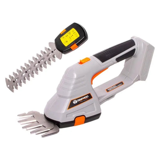 BATTERY LAWN SHEAR DAEWOO DALGS18-1 20 V WORKING WIDTH WITH SHRUB BLADE 200 mm WORKING WIDTH WITH GRASS BLADE 100 mm