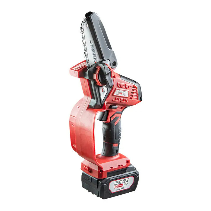BATTERY MINI CHAIN SAW RAIDER PRO RDP-CLGP20 20 V NUMBER OF BATTERIES 1 4.00 Ah BAR LENGTH 10.00 cm BAR LENGTH 10.00 cm