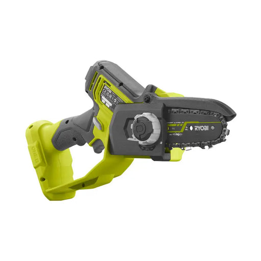 BATTERY MINI CHAIN SAW RYOBI RY18PSX10A-0 18 V BAR LENGTH 10.00 cm WITHOUT BATTERY AND CHARGER BAR LENGTH 10.00 cm