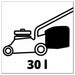 BATTERY MOWER EINHELL GE-CM 18/33 Li 18 V MOWING WIDTH 33.00 cm WITHOUT BATTERY AND CHARGER - Електрически